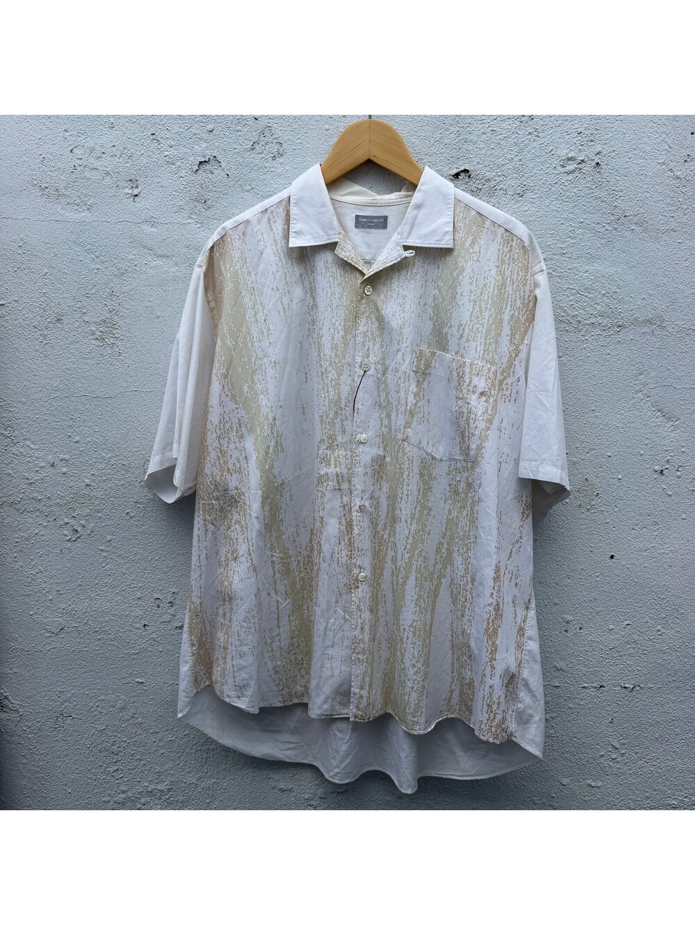Comme Des Garcons Homme Button Down Bowling Shirt 90s